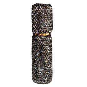 10ML Rhinestone Perfume Dispenser Bottle Bling Bling Small Empty Spray Bottle Travel Portable Toner Bottle,Black