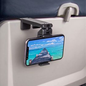 Universal in Flight Airplane Phone Holder Mount. Handsfree Phone Holder for Desk Tray with Multi-Directional Dual 360 Degree Rotation. Pocket Siz