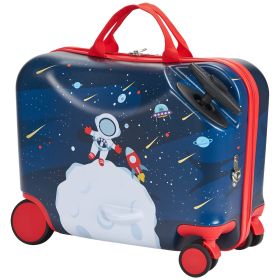 VEVOR Ride-on Luggage 18-inch Lightweight Kids Scooter Suitcase with Wheels