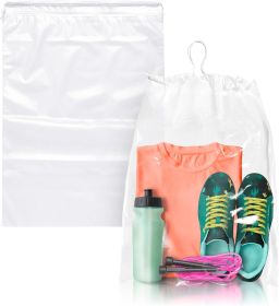 Clear Drawstring Travel Bags for Shoes